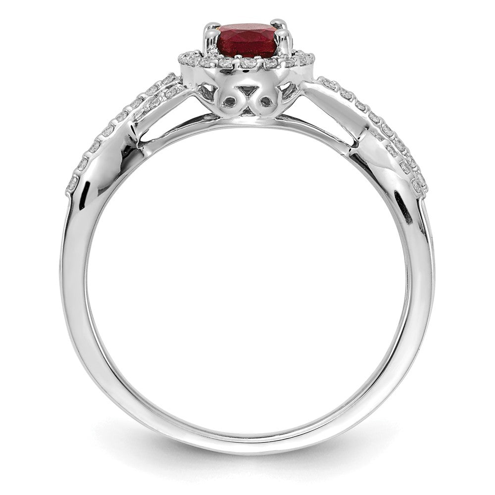 Diamond and Gemstone Oval Halo Rings