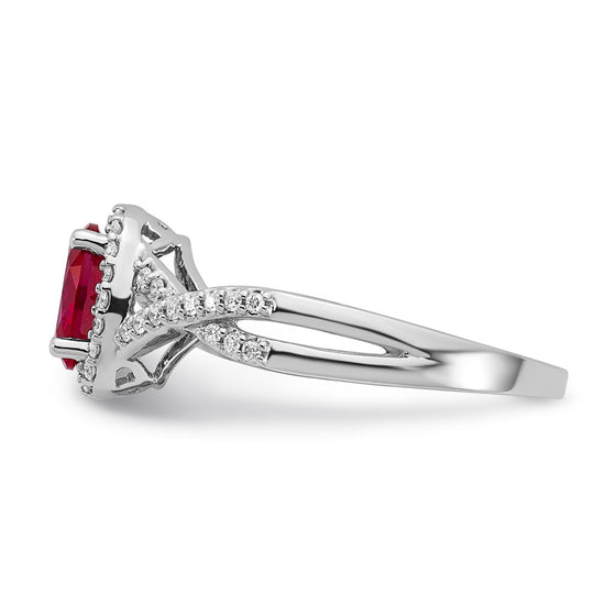 Diamond and Gemstone Oval Halo Rings