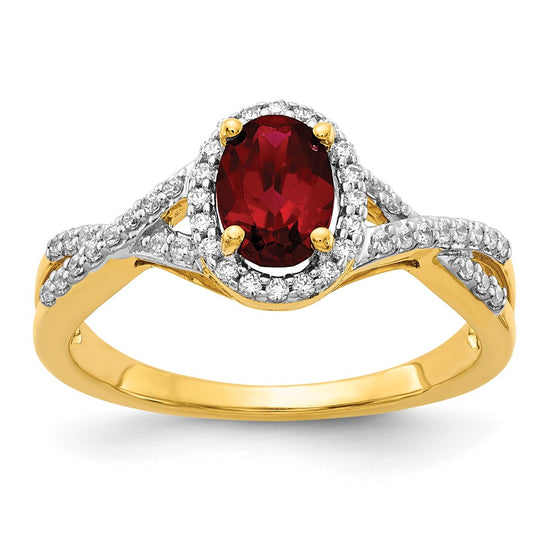 Diamond and Gemstone Oval Halo Rings