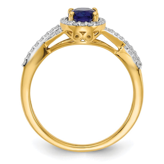 Diamond and Gemstone Oval Halo Rings