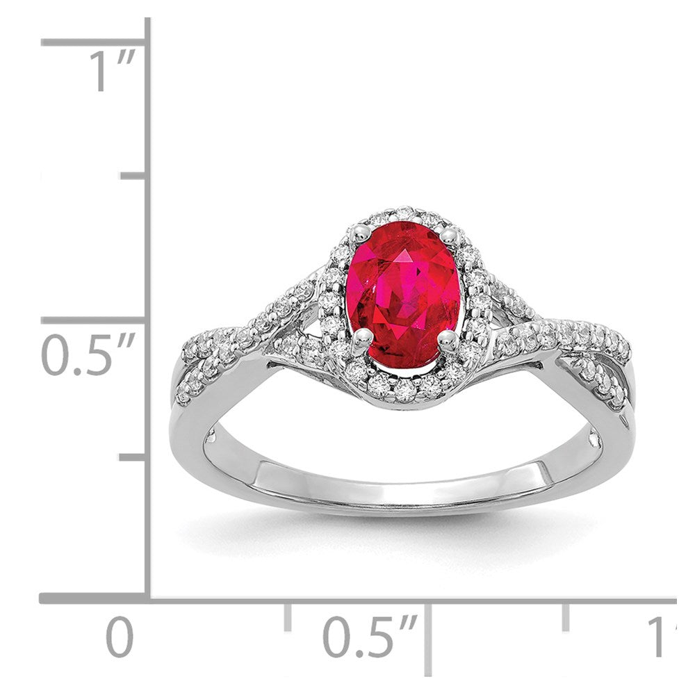 Diamond and Gemstone Oval Halo Rings