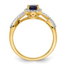 Diamond and Gemstone Oval Halo Rings