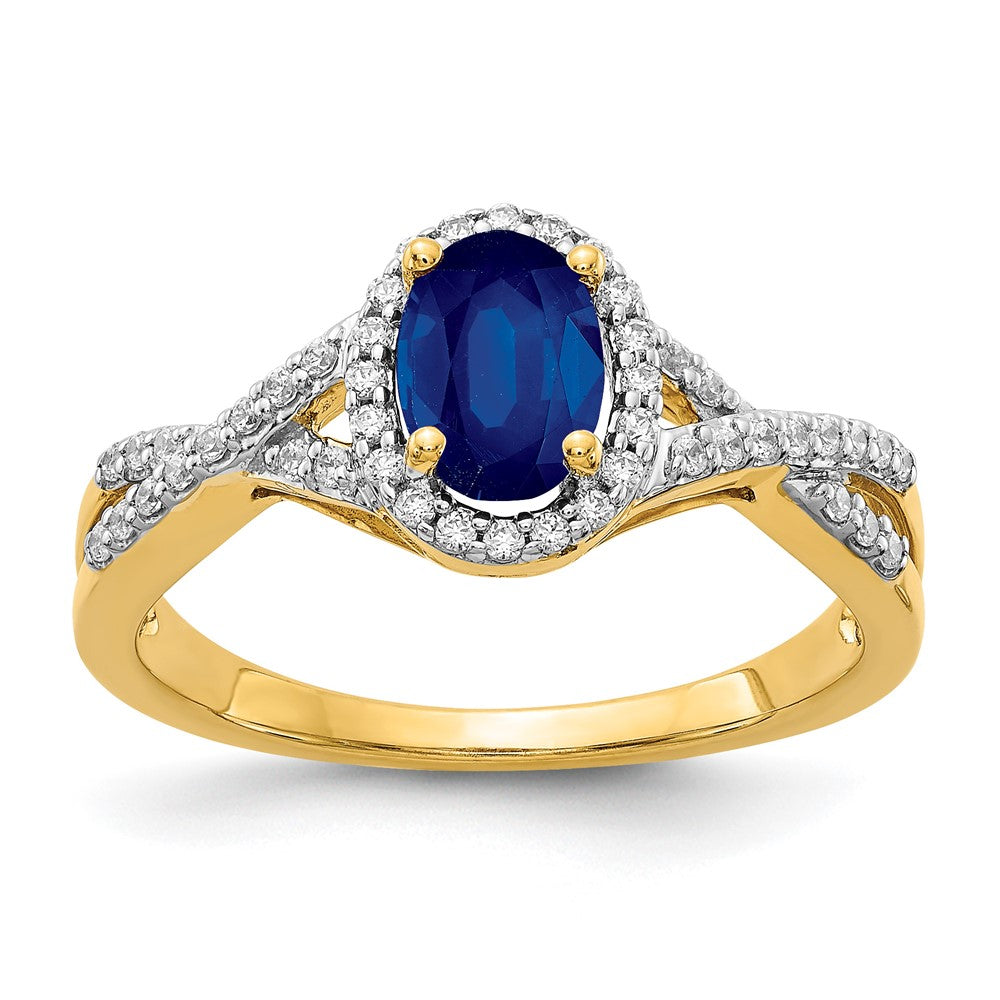 Diamond and Gemstone Oval Halo Rings