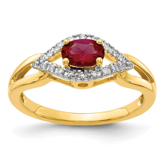 Gemstone and Diamond Rings