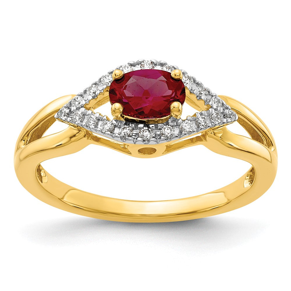Gemstone and Diamond Rings