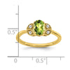 Gemstone and Diamond Rings