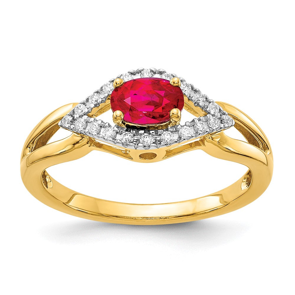 Gemstone and Diamond Rings