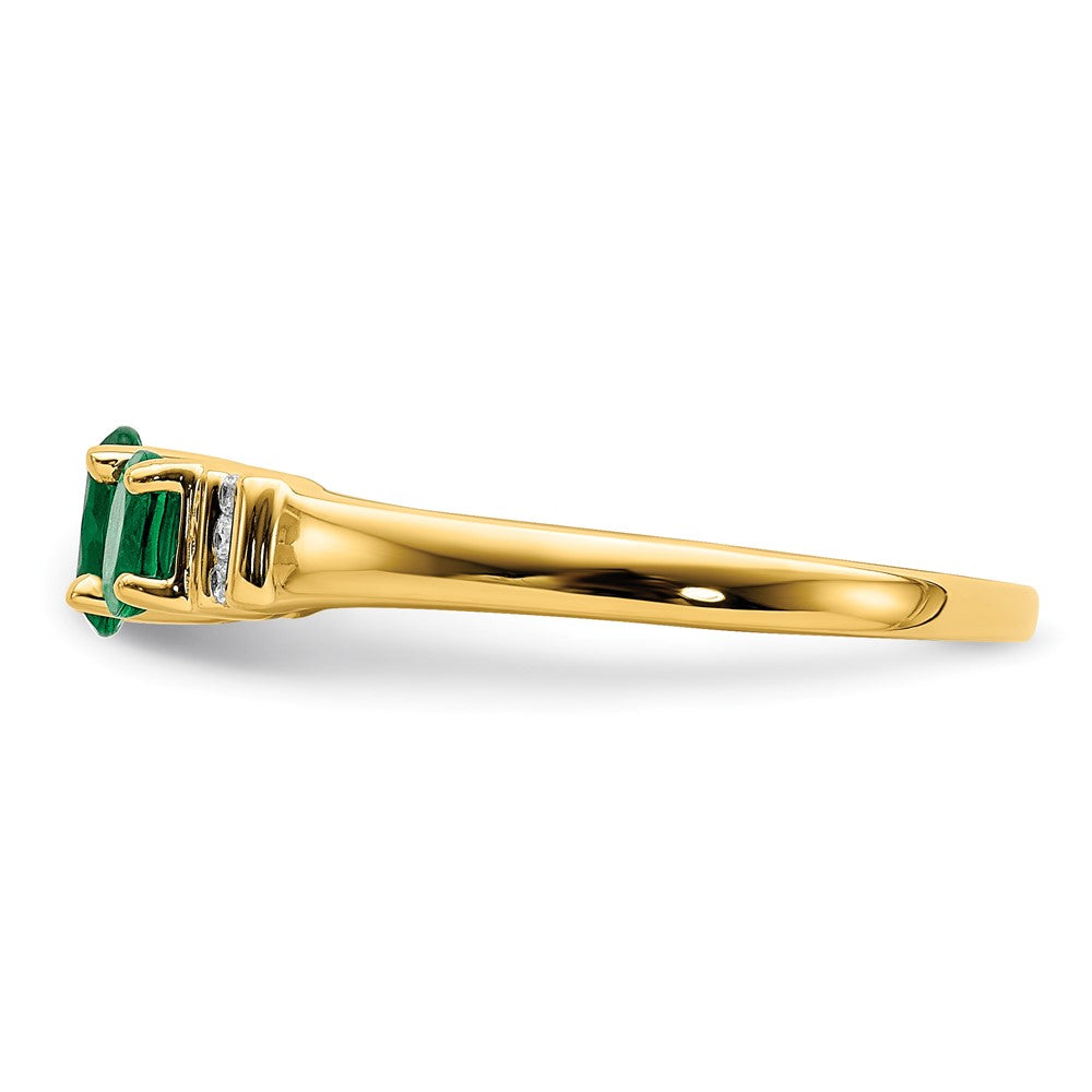 Polished Triple Gemstone and Diamond Rings