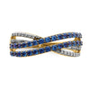 14k Sapphire and Diamond Ring