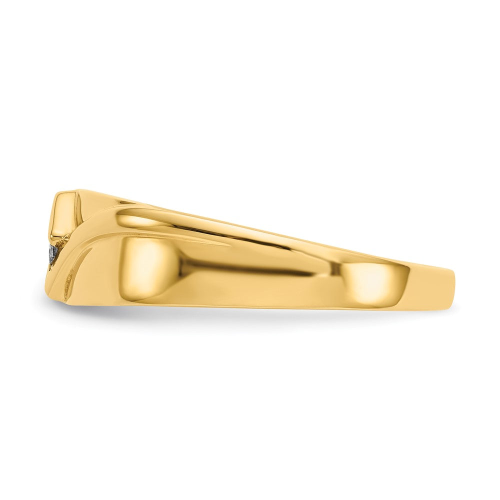 Gold Mens Diamond Rings