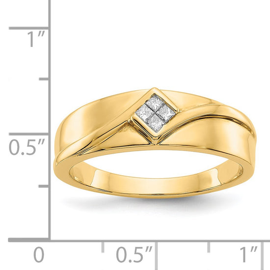 Gold Mens Diamond Rings