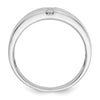 Mens Diamond Polished and Satin Rings