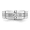 Mens Diamond Polished and Satin Rings
