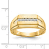 14k Diamond 6-stone Mens Ring