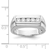Diamond 5-stone Mens Rings
