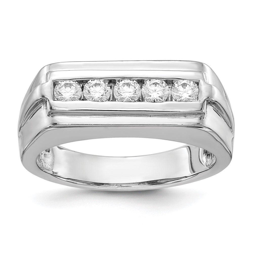 Diamond 5-stone Mens Rings