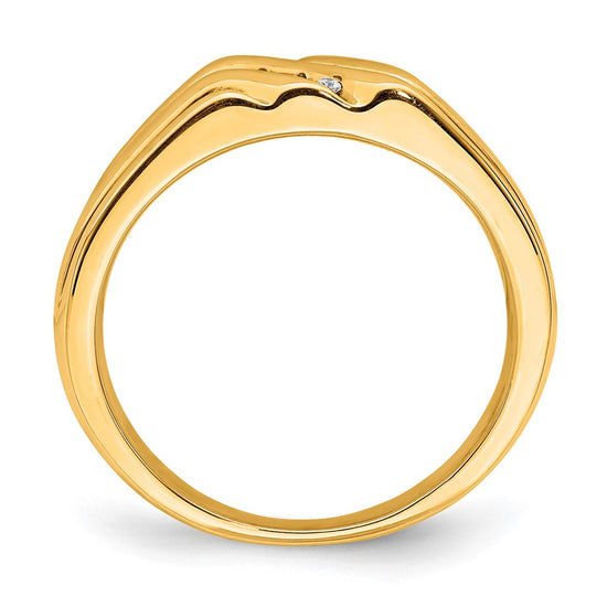Gold Mens Diamond Rings