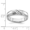 14k White Gold Diamond Mens Ring