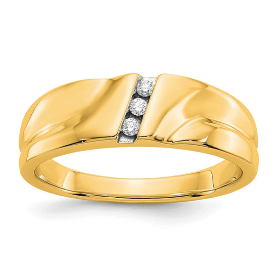 Gold Mens Diamond Rings