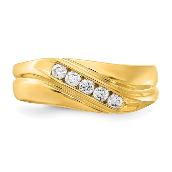 Gold Mens Diamond Rings