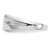 14k White Gold Diamond Mens Ring