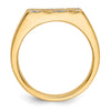 14k 1/4 carat Lab Grown Diamond VS/SI+ G+ Complete Men's Ring