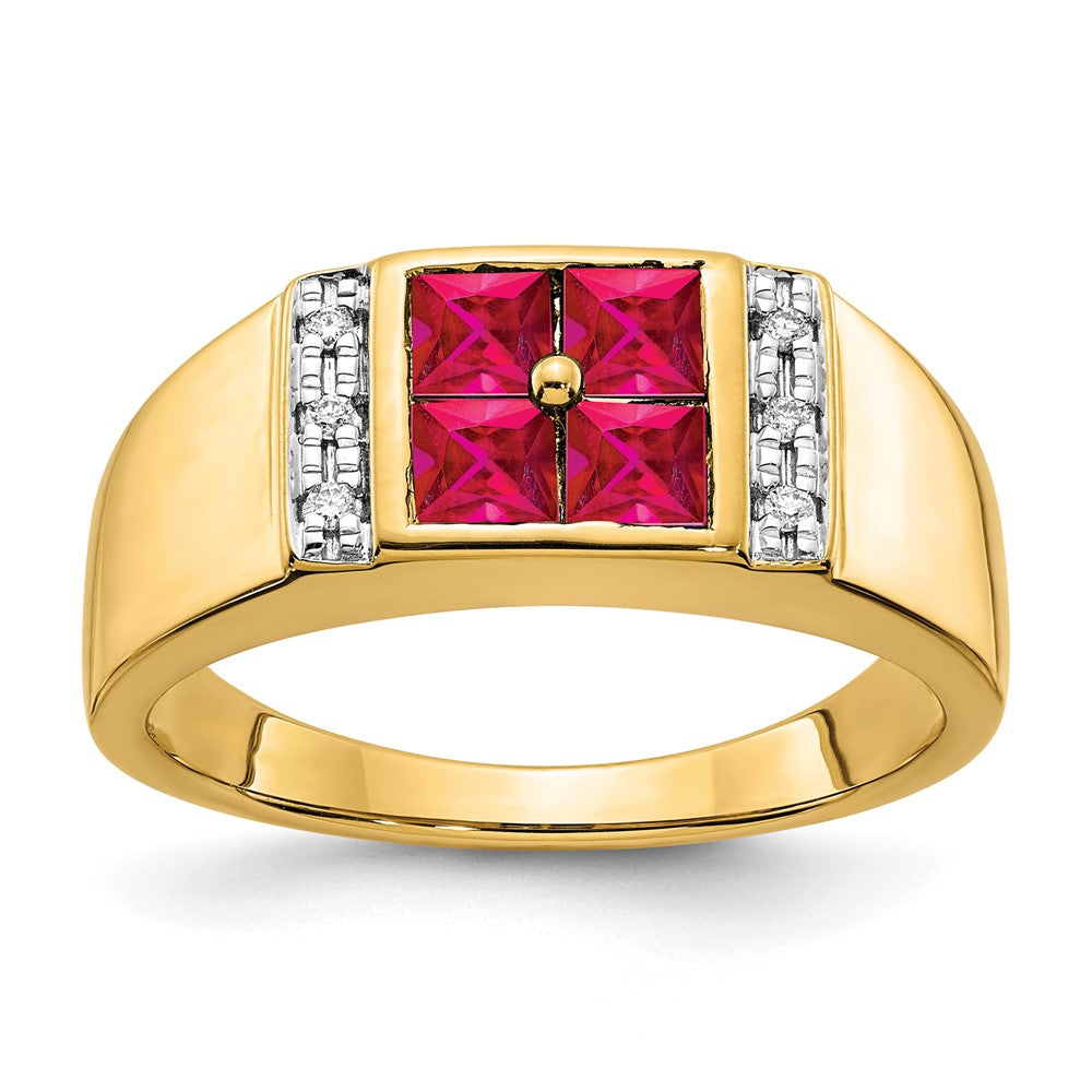 Men's Gemstone and Diamond Rings