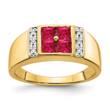 Men's Gemstone and Diamond Rings