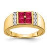 Men's Gemstone and Diamond Rings