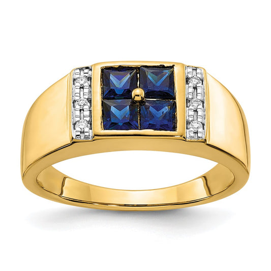 Men's Gemstone and Diamond Rings