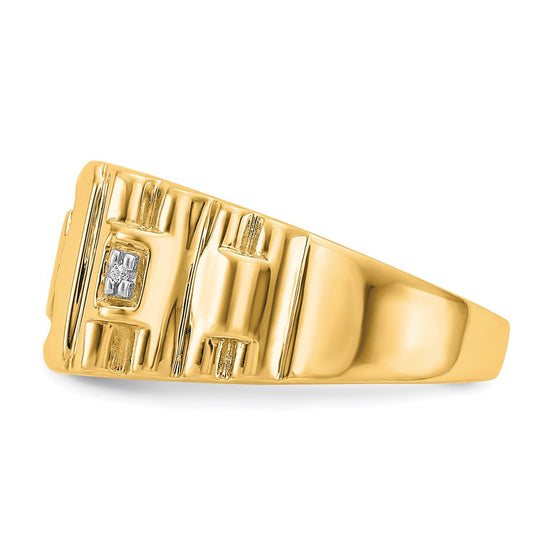 Men's Diamond 'DAD' Rings