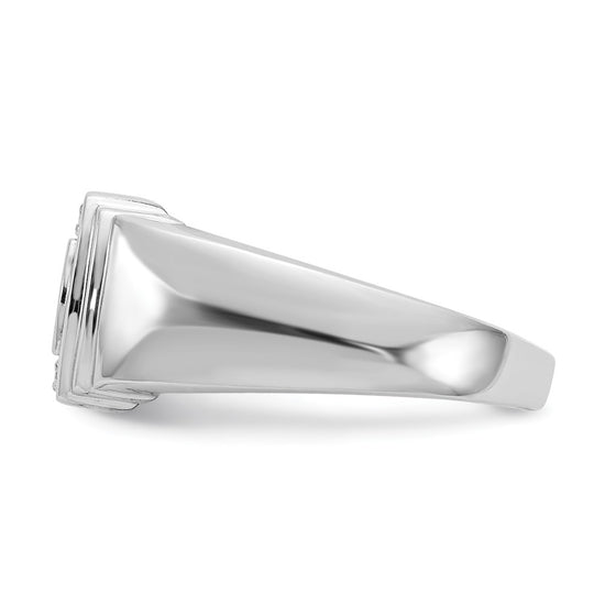 Men's Diamond Cross Rings
