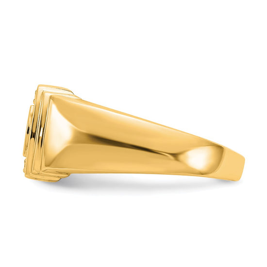 Men's Diamond Cross Rings