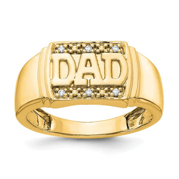 Men's Diamond Cross Rings