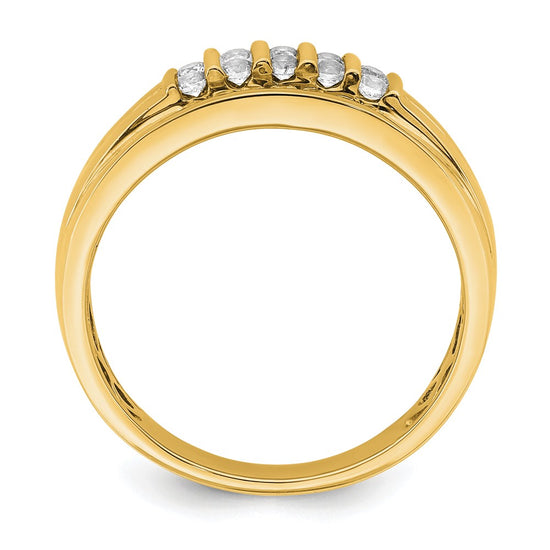Gold Diamond Mens Rings
