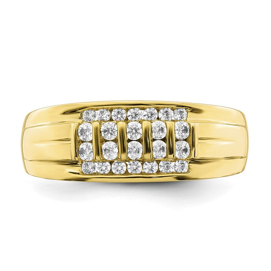 Gold Diamond Mens Rings