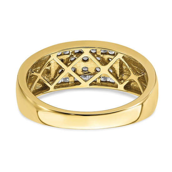 Gold Diamond Mens Rings