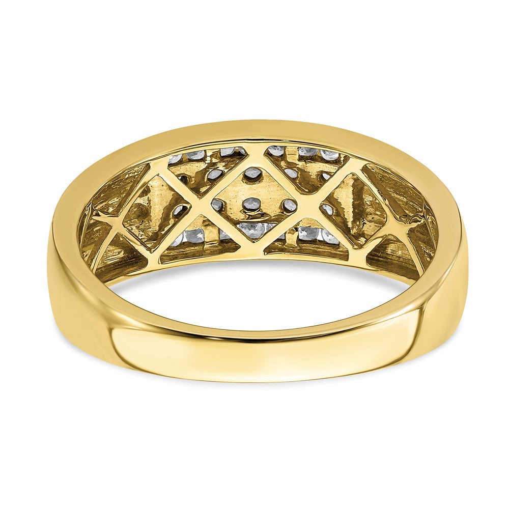 Gold Diamond Mens Rings