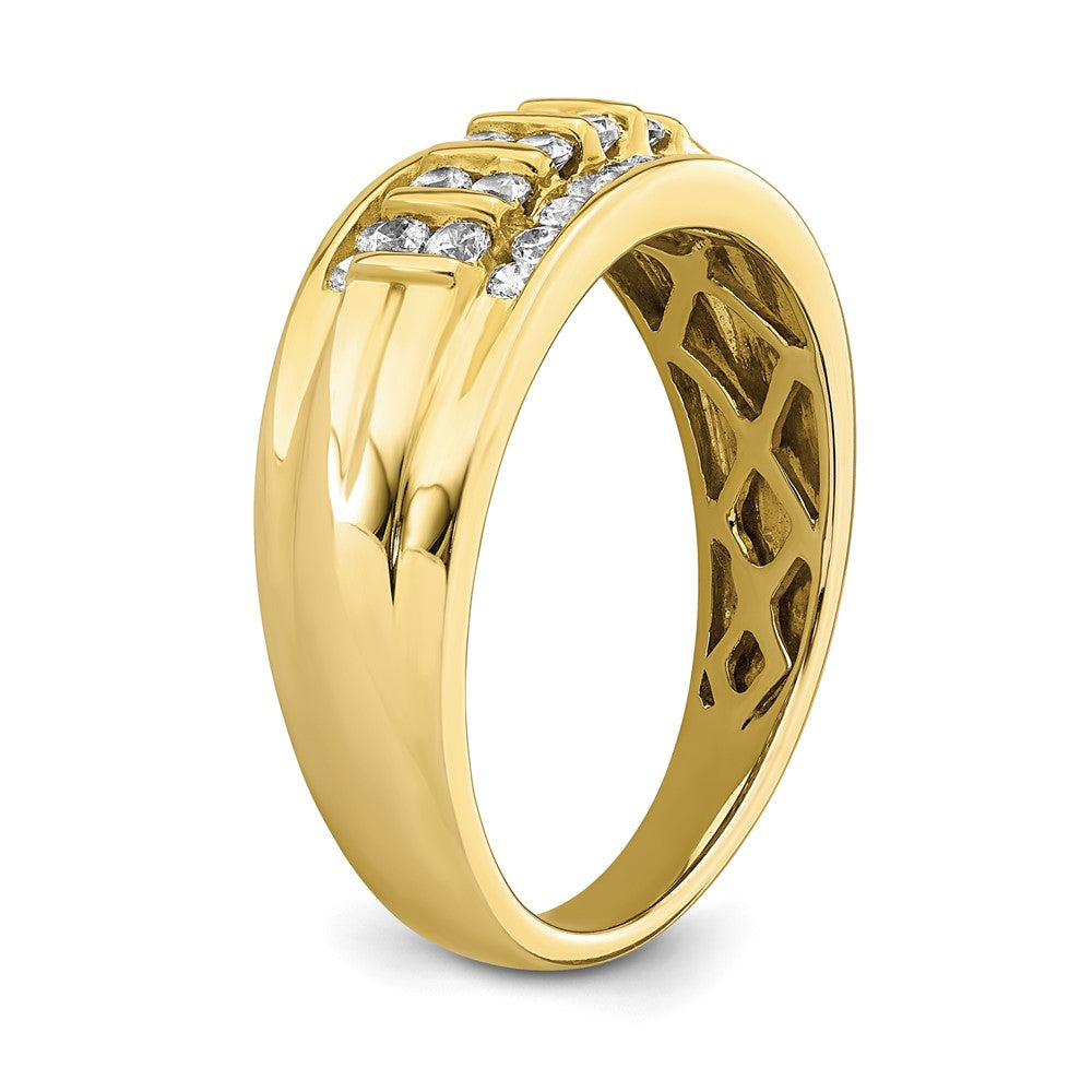 Gold Diamond Mens Rings