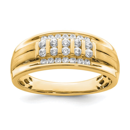 Gold Diamond Mens Rings