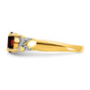 14k Two-tone Gemstone and Diamond Rings