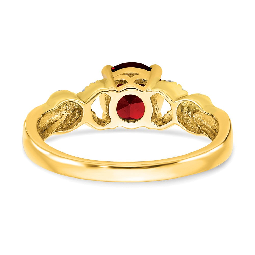 14k Two-tone Gemstone and Diamond Rings