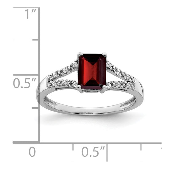 Emerald Cut Gemstone and Diamond Rings