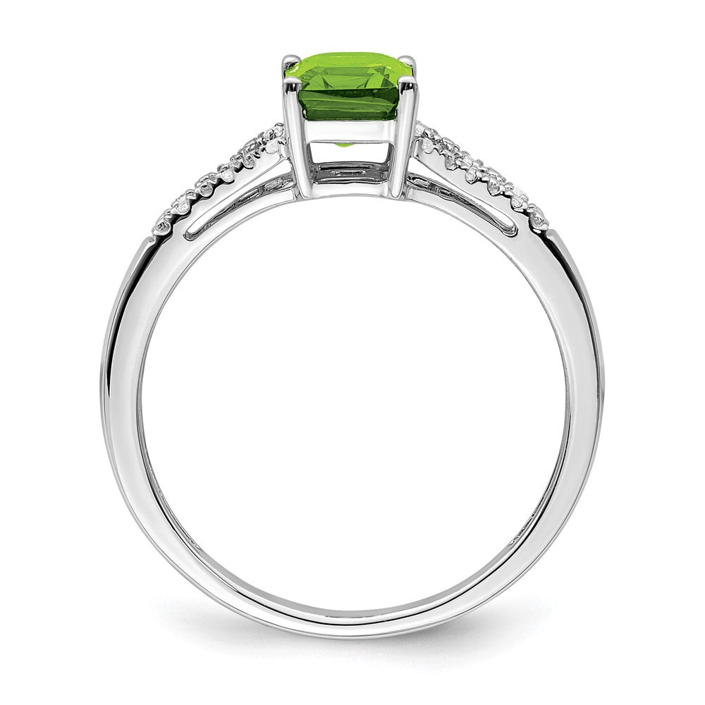 Emerald Cut Gemstone and Diamond Rings