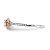 Gold Diamond Round Halo Engagement Rings