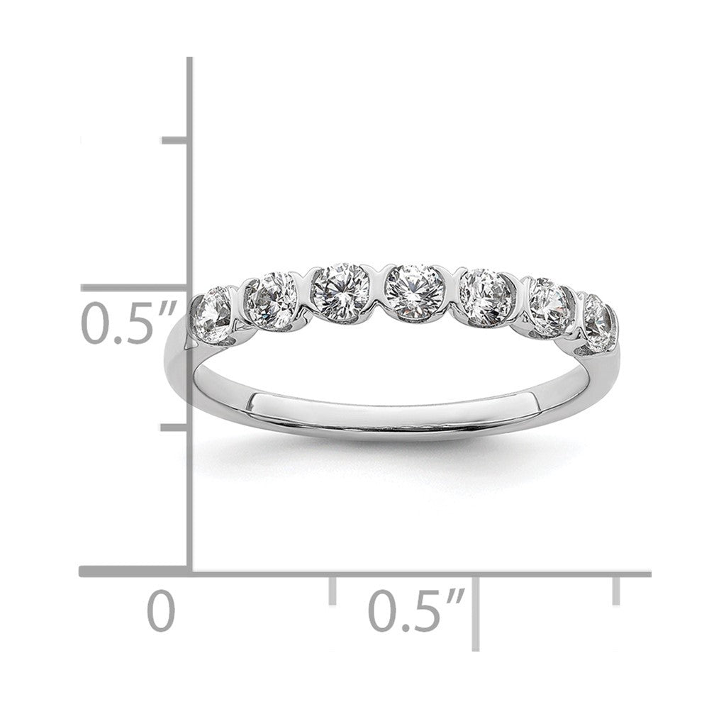 7-Stone Diamond Wedding Bands