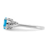 Oval Gemstone &Diamond Rings