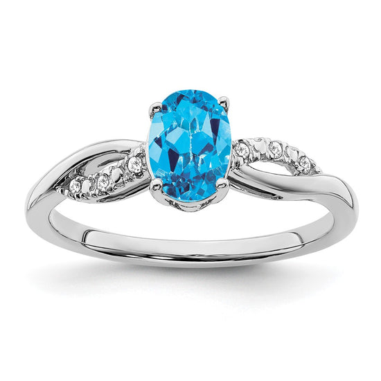 Oval Gemstone &Diamond Rings