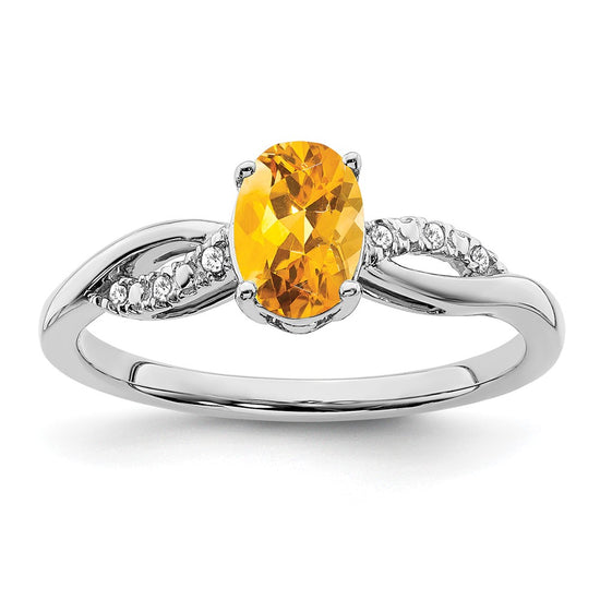 Oval Gemstone &Diamond Rings