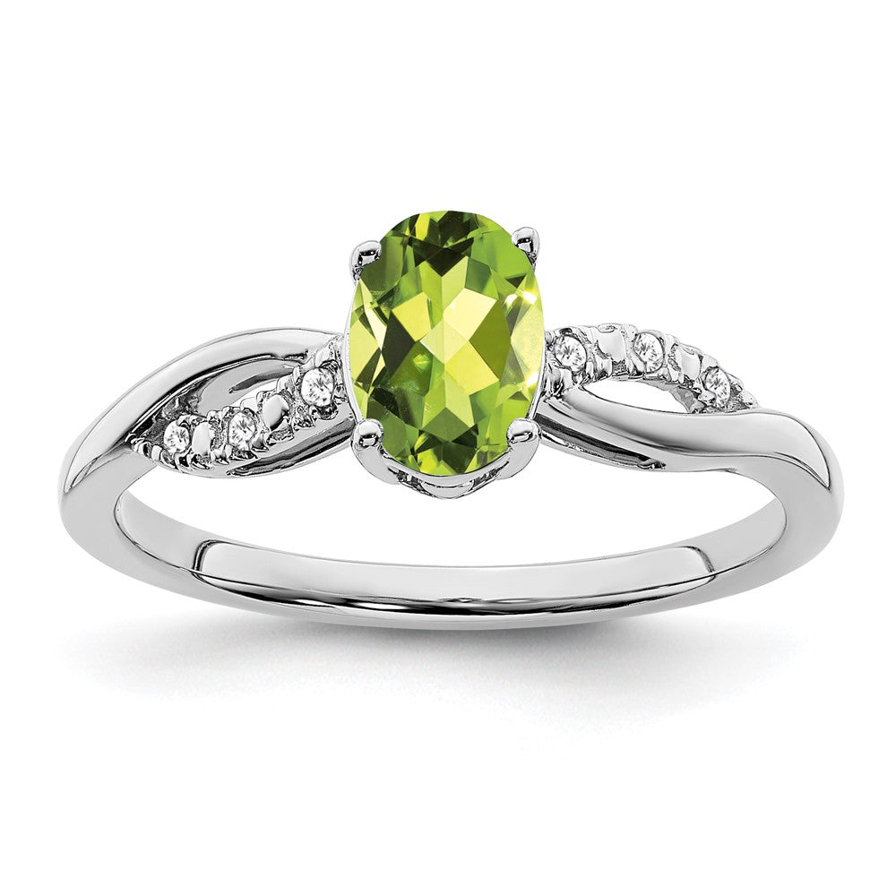 Oval Gemstone &Diamond Rings